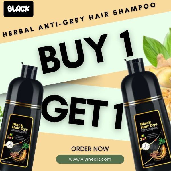 2 Herbal Anti-Grey Shampoos for the Price of 1 – Limited Offer!