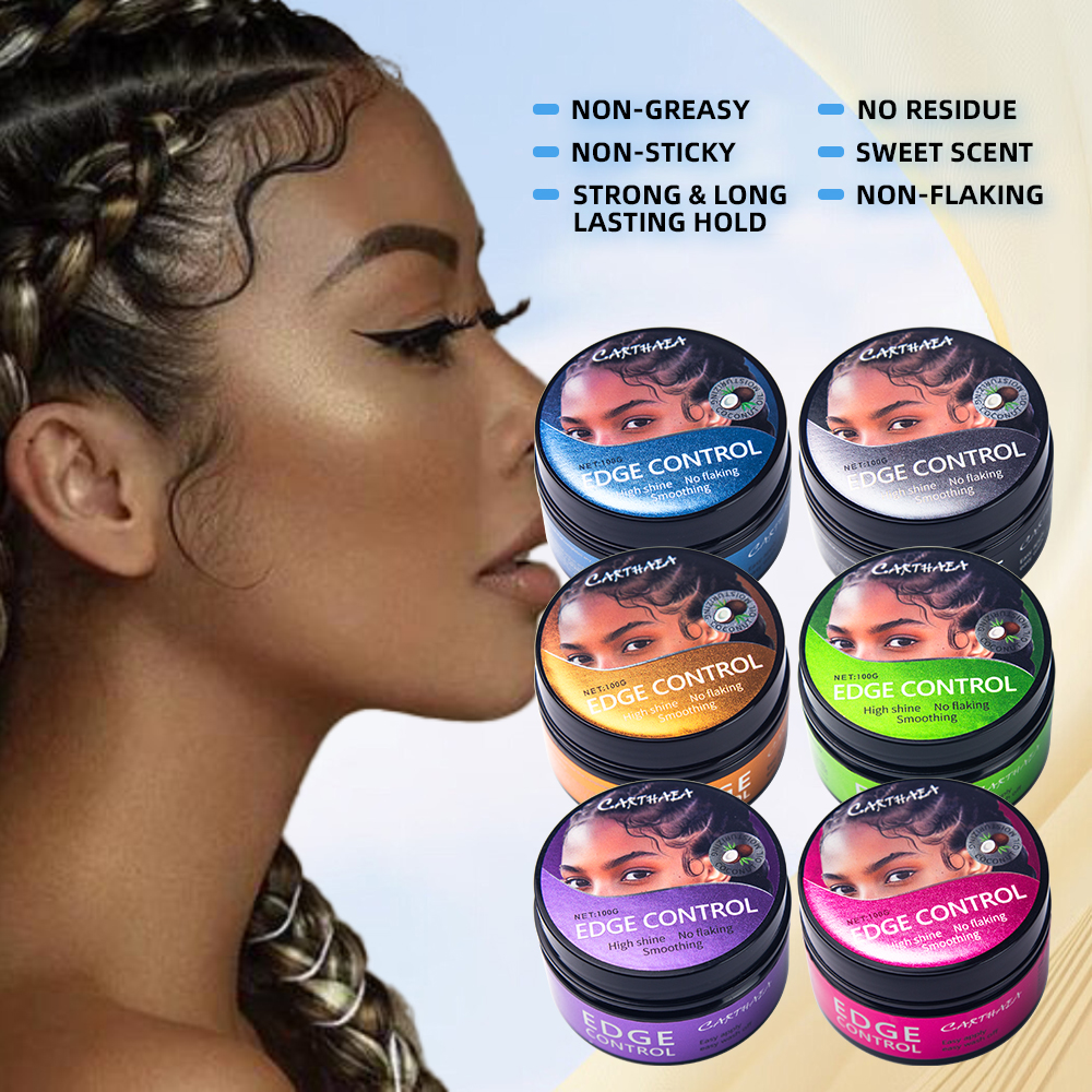 Strong Hold Water-Based Hair Wax – Styling, Edge Control & Frizz Control for All Hair Types - Image 3