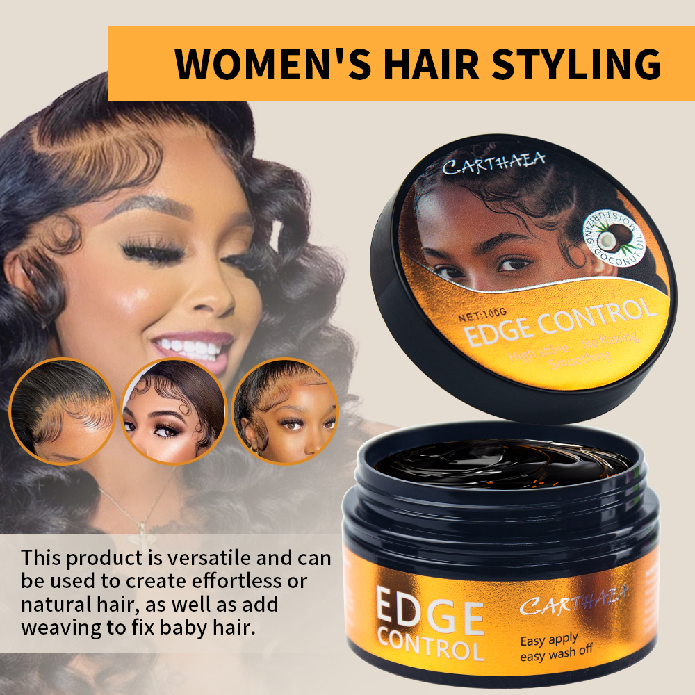 Strong Hold Water-Based Hair Wax – Styling, Edge Control & Frizz Control for All Hair Types - Image 4