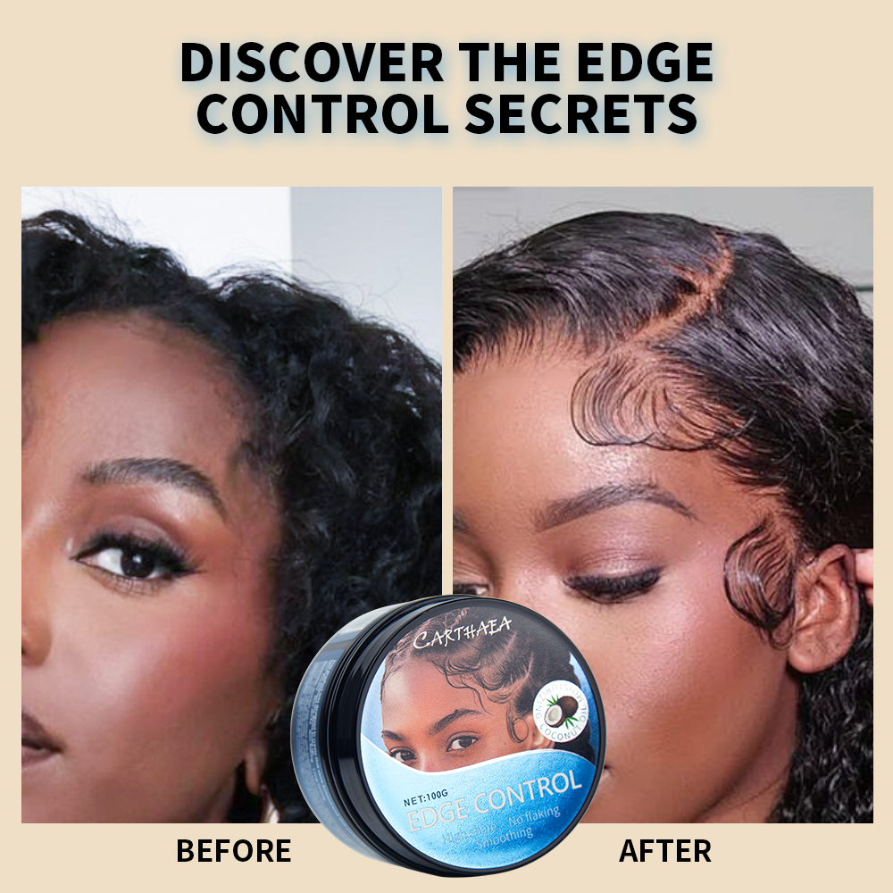 Strong Hold Water-Based Hair Wax – Styling, Edge Control & Frizz Control for All Hair Types