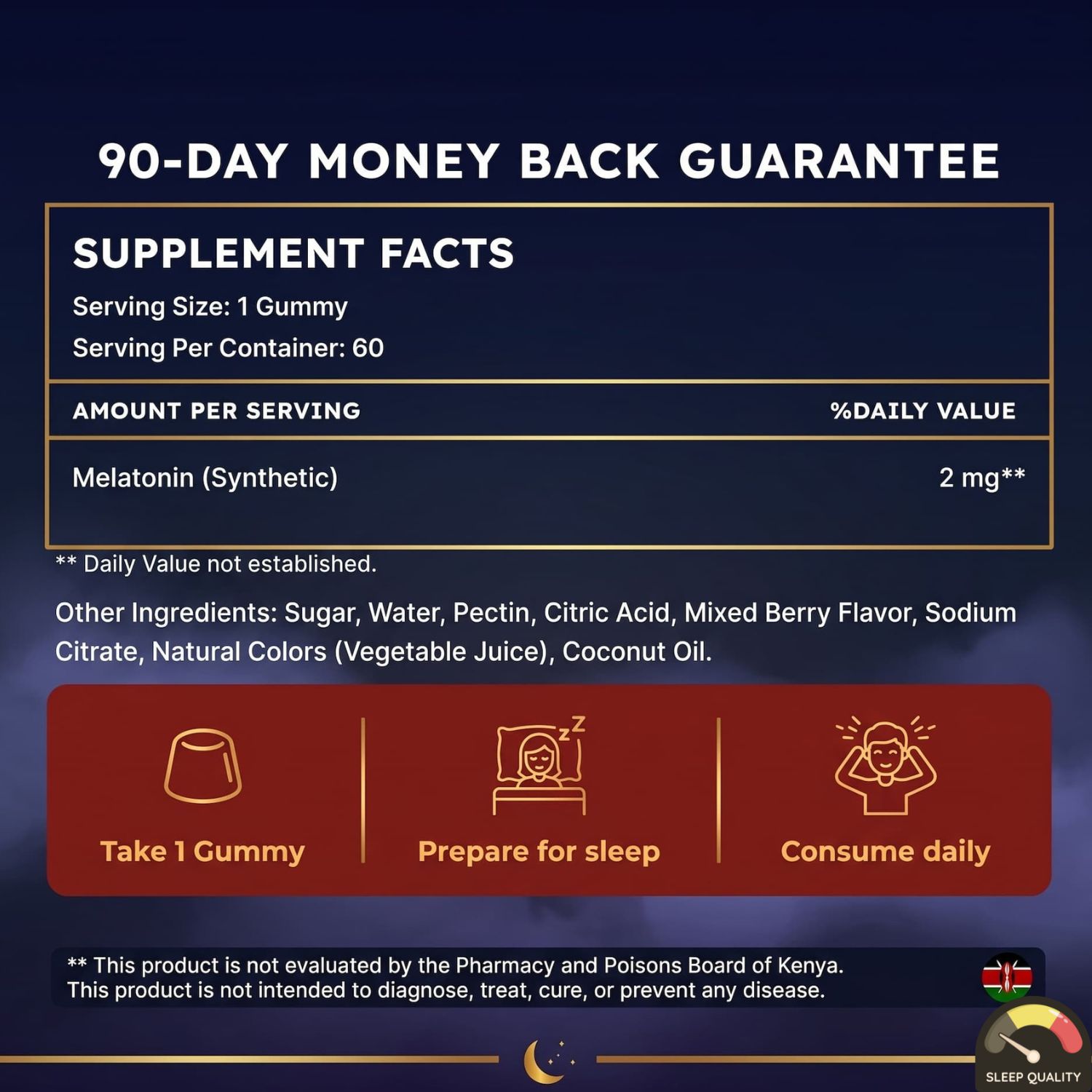 Africkan Melatonin Gummies — Deep Sleep Formula - Image 4